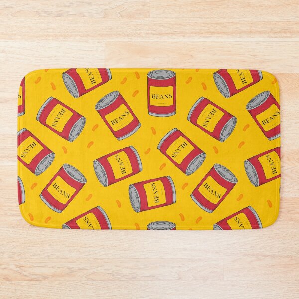 Item preview, Pop Art Baked Beans Tins Pattern designed and sold by HotHibiscus.