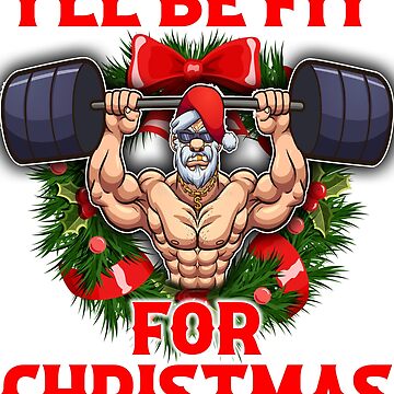 Men Workout Dumbbells Christmas Xmas Health Fitness Gifts for Him Poster  for Sale by healthnuthols