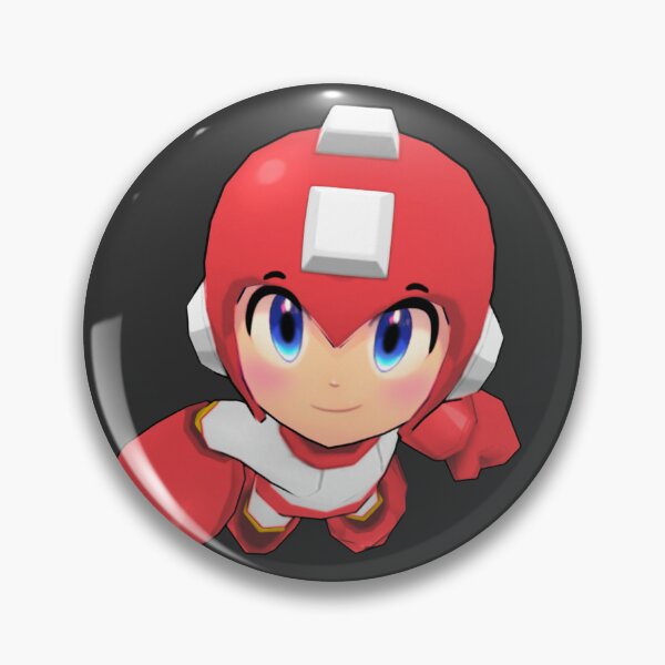 Item preview, Cute Megaman Smile - Red Rush Coil Alternate Color  designed and sold by LemonBoost.