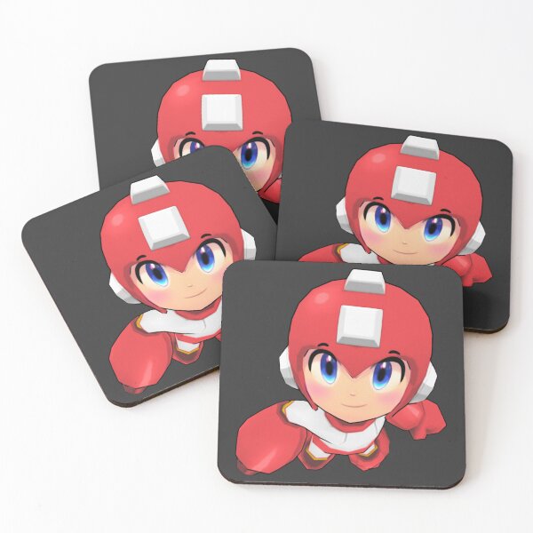 Item preview, Cute Megaman Smile - Red Rush Coil Alternate Color  designed and sold by LemonBoost.