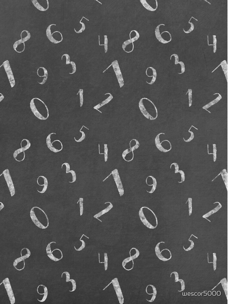 Thumbnail 4 of 4, iPhone Case, Beautiful Abstract Pattern Texture Numbers designed and sold by wescor5000.