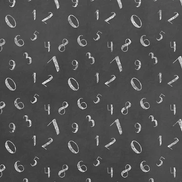 Artwork thumbnail, Beautiful Abstract Pattern Texture Numbers by wescor5000