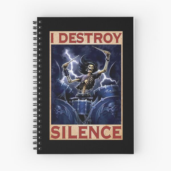 Item preview, DRUM I Destroy Silence  designed and sold by SEANPARKERAU.
