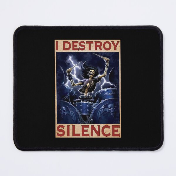 Item preview, DRUM I Destroy Silence  designed and sold by SEANPARKERAU.