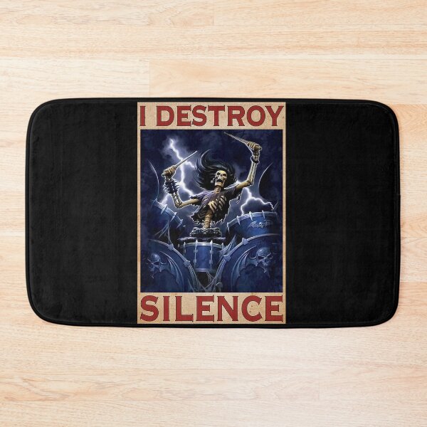 Item preview, DRUM I Destroy Silence  designed and sold by SEANPARKERAU.