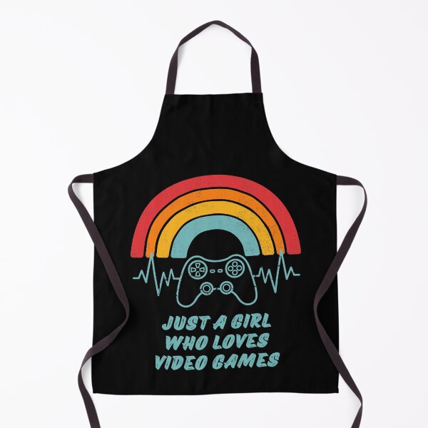 Item preview, Just A Girl Who Loves Video Games Retro Sunset Gamer Pulse designed and sold by RockBeeDesigns.