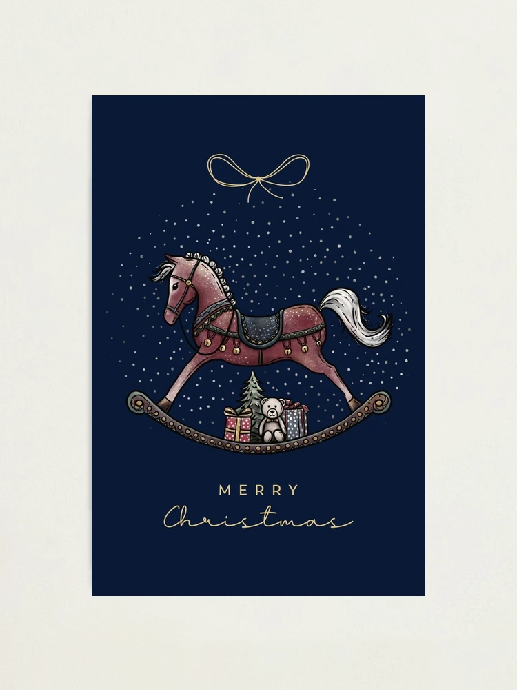 Snowflake Horse Equestrian Christmas Leggings - The Painting Pony