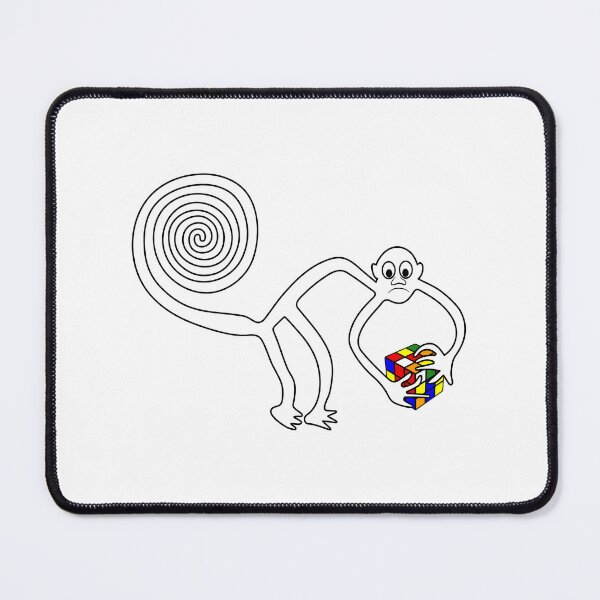 Item preview, Monkey with a complex puzzle designed and sold by siloto.
