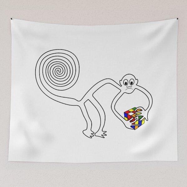 Item preview, Monkey with a complex puzzle designed and sold by siloto.