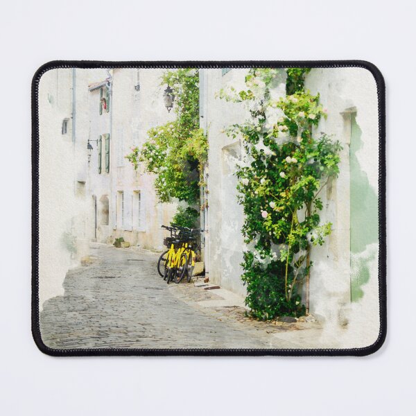 Item preview, Watercolor of alley on ile de Ré designed and sold by FotoMahieu.