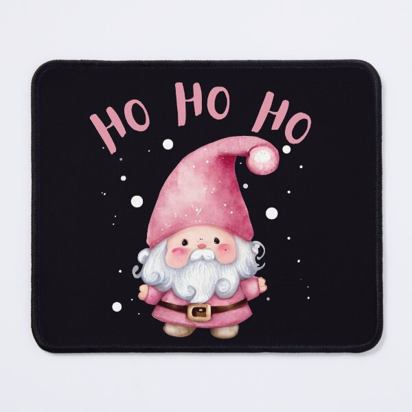 Item preview, Vintage Pink Gnome Santa and Snow, Cute Christmas Festive Fun designed and sold by madtoyman.