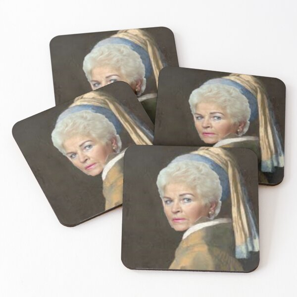 Item preview, Girl with a Pat Butcher Earring - Funny designed and sold by purplevamp.