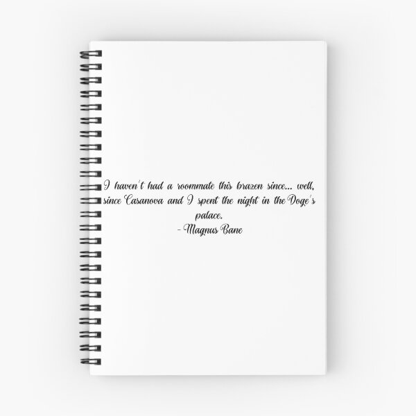 Item preview, Magnus Bane Quote - 5 designed and sold by BeCreativeArts.