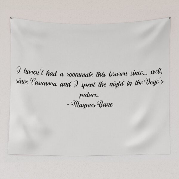 Item preview, Magnus Bane Quote - 5 designed and sold by BeCreativeArts.