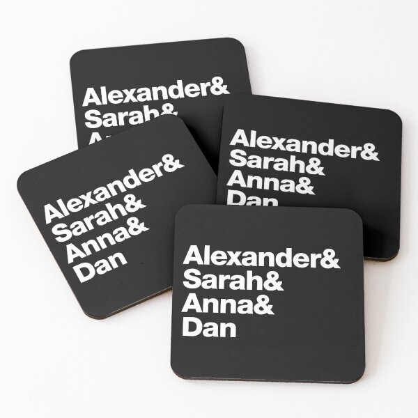 Item preview, Alexander & Sarah & Anna & Dan designed and sold by midofeverywhere.