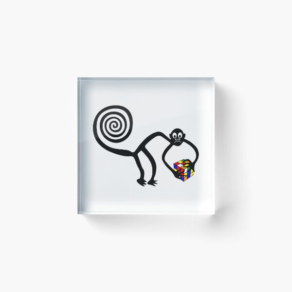 Item preview, Monkey with a complex puzzle designed and sold by siloto.