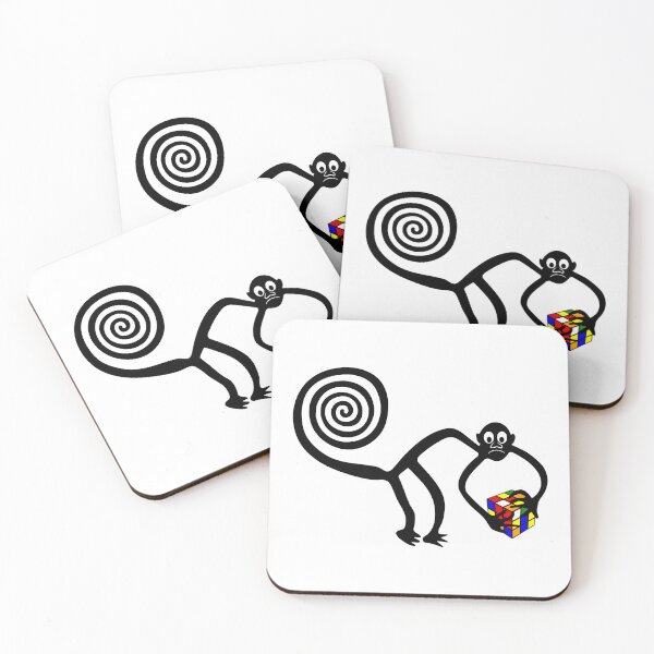 Item preview, Monkey with a complex puzzle designed and sold by siloto.