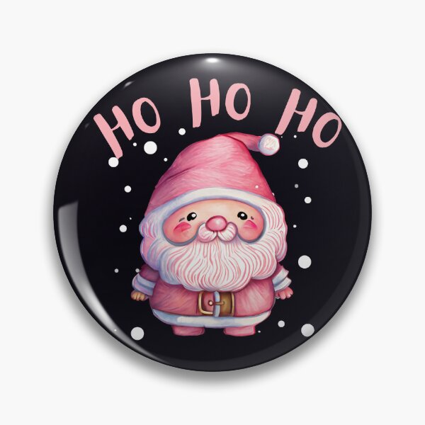 Item preview, Vintage Pink Gnome Santa and Snow, Cute Christmas Festive Fun designed and sold by madtoyman.