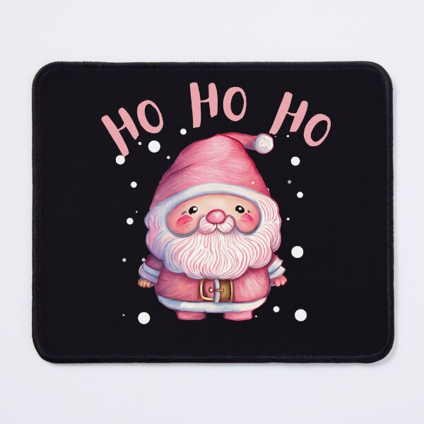 Item preview, Vintage Pink Gnome Santa and Snow, Cute Christmas Festive Fun designed and sold by madtoyman.