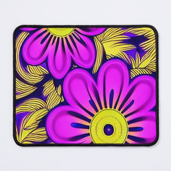 Item preview, Patrón de flor amarillo púrpura designed and sold by Generationalpic.