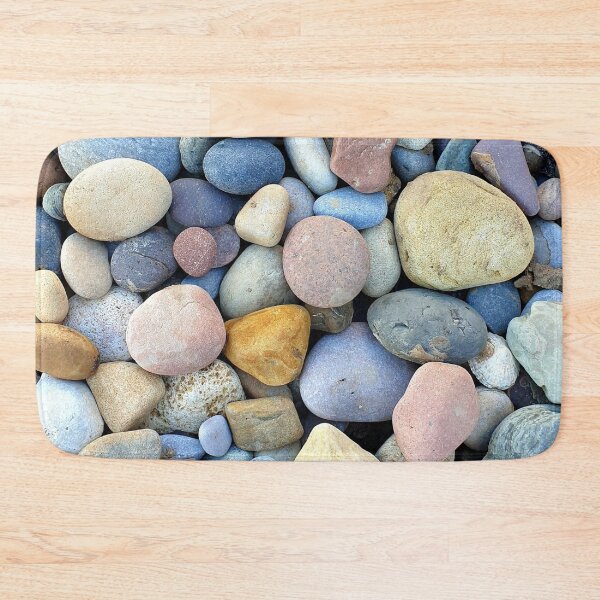 Item preview, Natural Pastel Pebbles Beach In Yorkshire England designed and sold by TrulyEpoque.