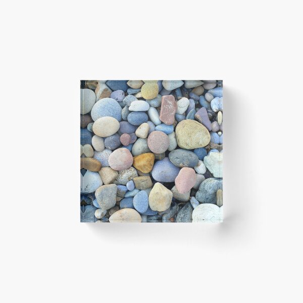 Item preview, Natural Pastel Pebbles Beach In Yorkshire England designed and sold by TrulyEpoque.