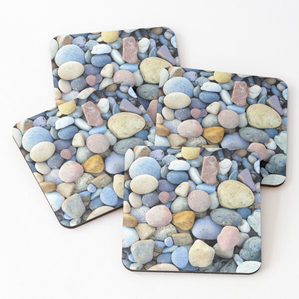 Item preview, Natural Pastel Pebbles Beach In Yorkshire England designed and sold by TrulyEpoque.