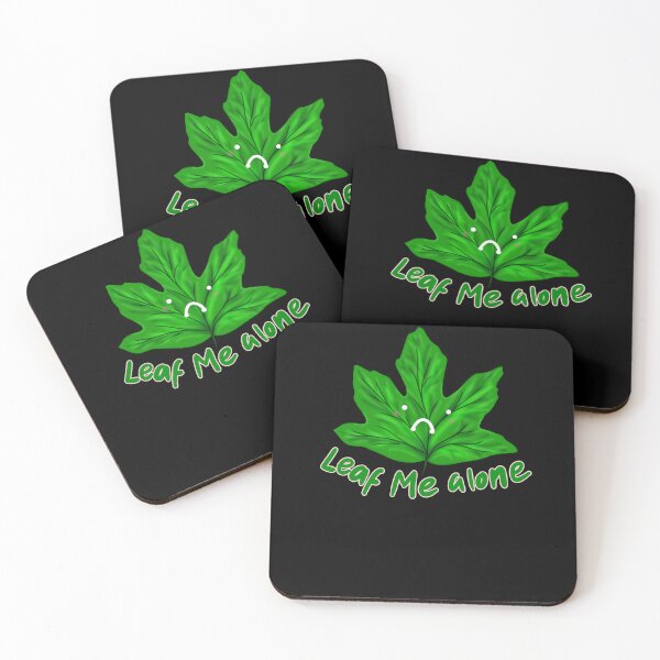 Item preview, Leaf Me Alone Sticker  designed and sold by ChronicQueen.
