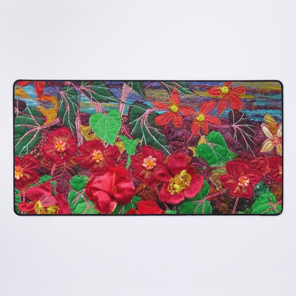 Item preview, Stunning scarlet begonias designed and sold by NisaKiley.