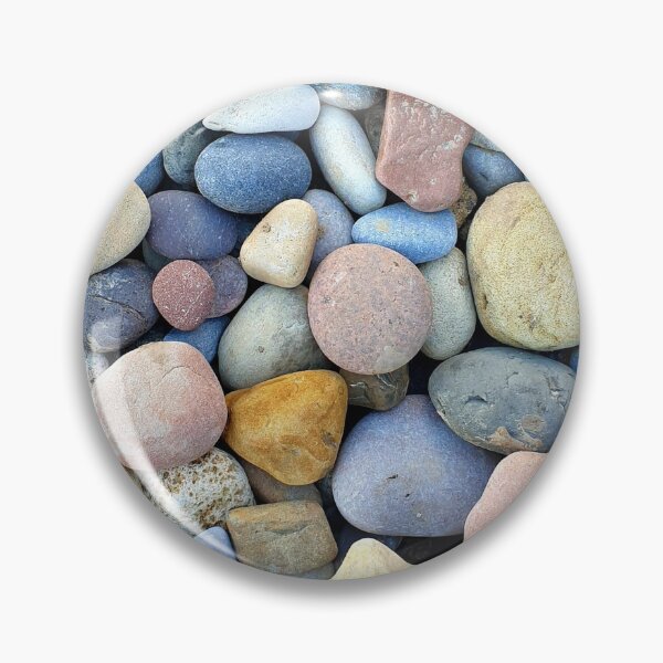Item preview, Natural Pastel Pebbles Beach In Yorkshire England designed and sold by TrulyEpoque.