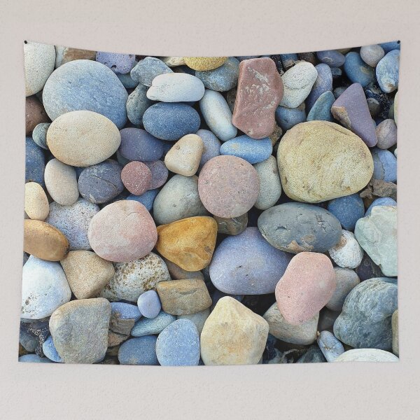 Item preview, Natural Pastel Pebbles Beach In Yorkshire England designed and sold by TrulyEpoque.