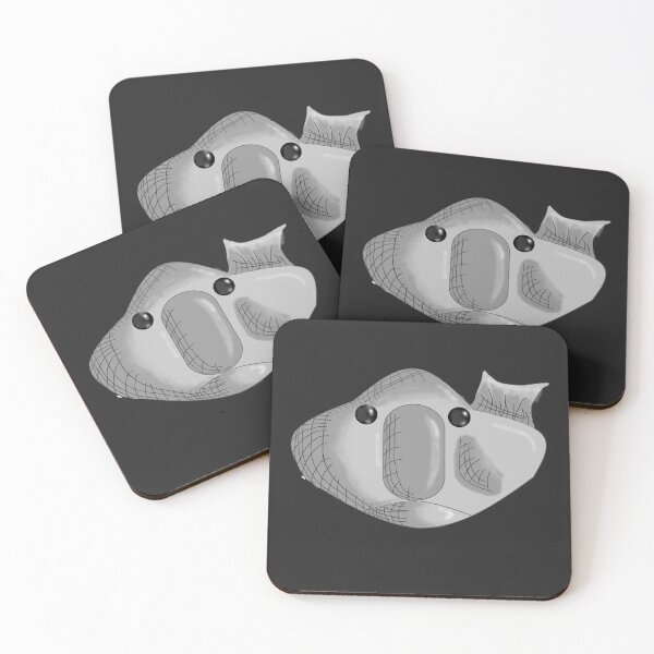 Item preview, gray blobfish in popart style designed and sold by Laborareh.