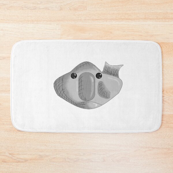 Item preview, gray blobfish in popart style designed and sold by Laborareh.