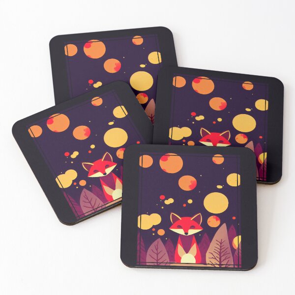 Item preview, Cute Fox in Woods - Bokeh Modern Design Fun  designed and sold by madtoyman.