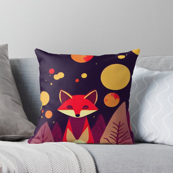 Item preview, Cute Fox in Woods - Bokeh Modern Design Fun  designed and sold by madtoyman.