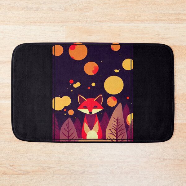 Item preview, Cute Fox in Woods - Bokeh Modern Design Fun  designed and sold by madtoyman.