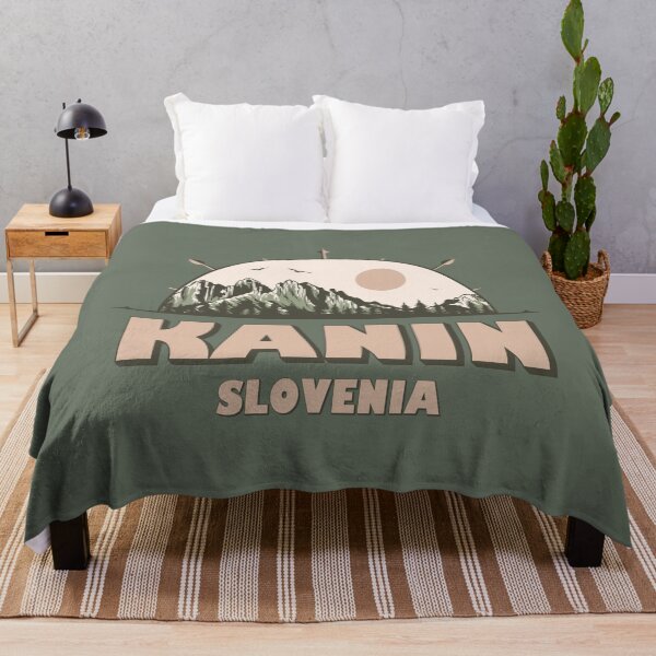 Item preview, Kanin Slovenia Vintage Mountain Hiking Design designed and sold by CynthiaGraphics.
