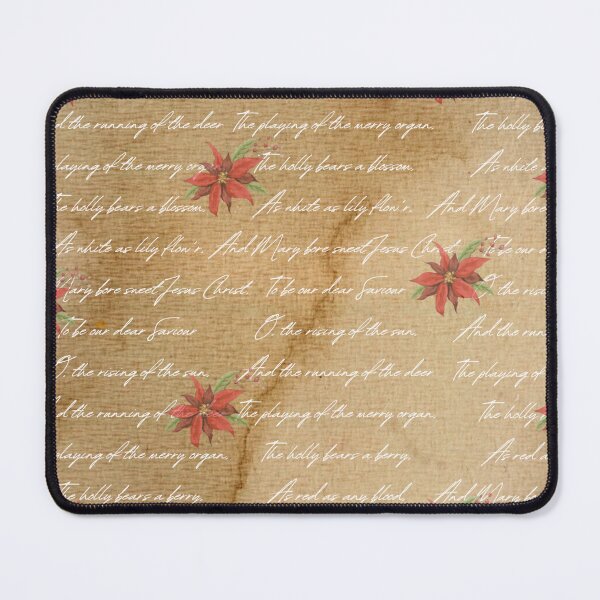 Item preview, Nostalgic Christmas Red Poinsettias designed and sold by OByD.