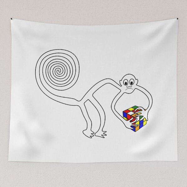 Item preview, Monkey with a complex puzzle designed and sold by siloto.