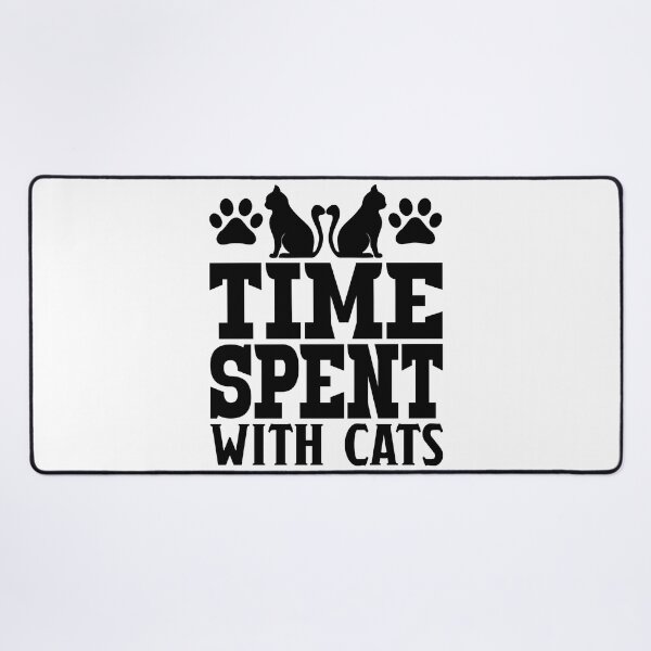 Item preview, Time Spent With Cats - Cute Cat Quotes designed and sold by UArtWorld.