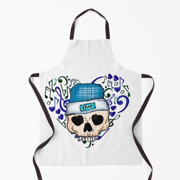 Item preview, Skull Music Love Heart Notes Take Care designed and sold by wescor5000.