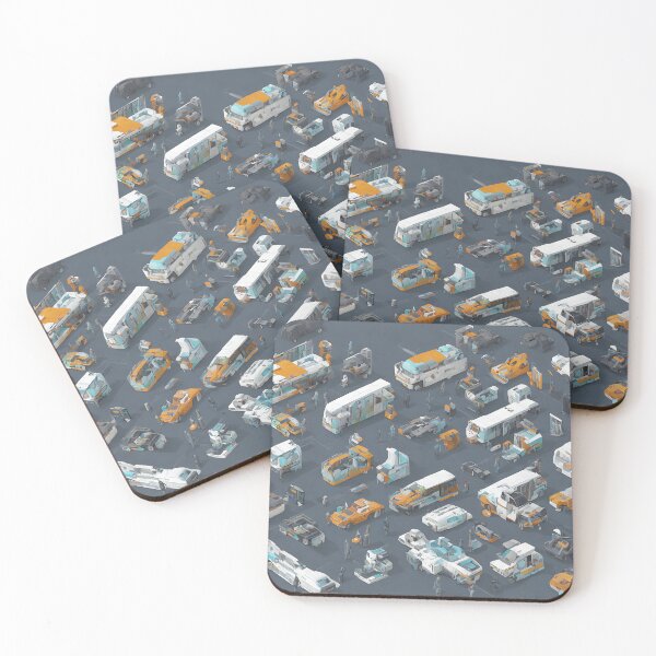 Item preview, Isometric design, sprite sheet, game resources, futuristic van designed and sold by DrawItOnce.