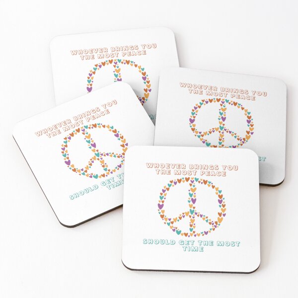 Item preview, Whoever Brings You The Most Peace Should Get The Most Time designed and sold by justu-.