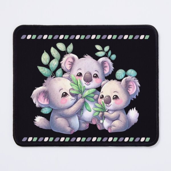 Item preview, Australian Koala Family Eating Eucalyptus, Koala Lover Fun designed and sold by madtoyman.
