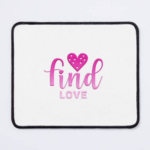 Item preview, Find Love Pink Quote Heart designed and sold by wescor5000.