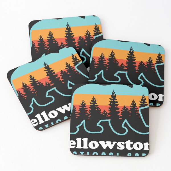 Item preview, Yellowstone National Park Bear Retro designed and sold by JeanMillen.