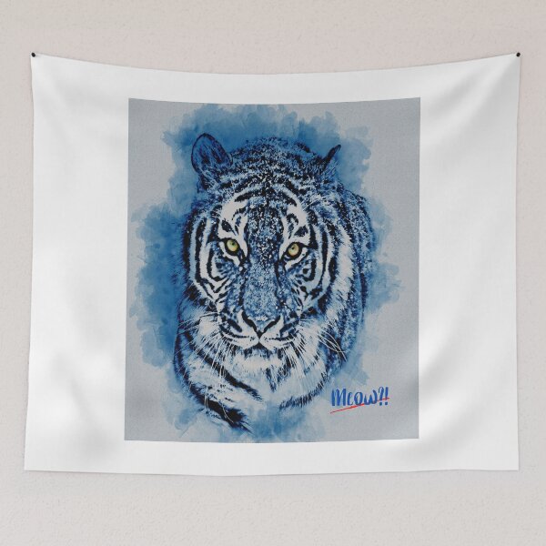 Item preview, Tiger In Blue designed and sold by seriyusink69.