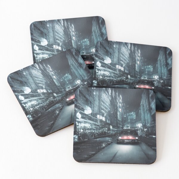 Item preview, cyber futuristic punk style city designed and sold by kiwimick.