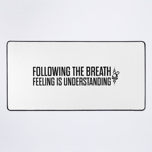Item preview, FOLLOWING THE BREATH | FEELING IS UNDERSTANDING designed and sold by axelle1410.