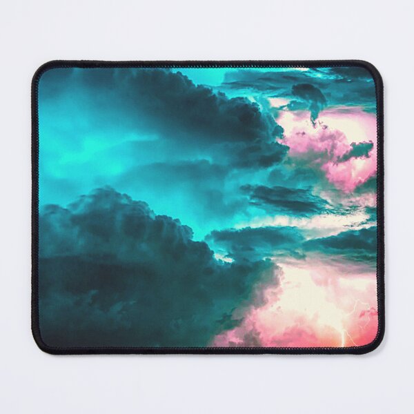 Item preview, Turquoise Sky And Pink Clouds Storm designed and sold by FabDesigns91.